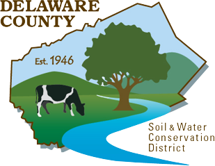 Delaware County Soil and Water Conservation District logo.